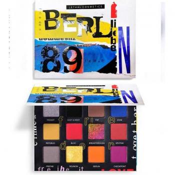 Lethal Cosmetics - Paleta de sombras Berlin 89 en tonos mate y brillantes