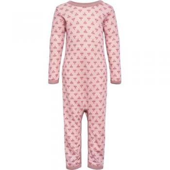 Hummel Sonny Long Sleeve Baby Bodysuit in Woodrose for Girls (9-12 Months)
