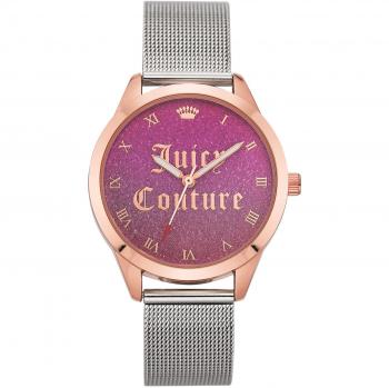 Juicy Couture Women's Transparent Watch JC1279HPRT (Ø 35 mm) Pink/Silver