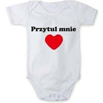 Body mameluco Abrázame En diferentes idiomas , Talla:12-18 meses;Color/idioma:Blanco texto polaco