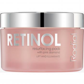 Rodial Pink Diamond Retinol Resurfacing Pads - Parches Revitalizantes Intensivos Con Retinol, 50 unidades, unisex, antiedad