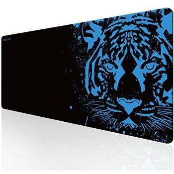 Tigre Azul Alfombrilla de ratón de Escritorio para Juegos Mouse Pad Alfombrilla Rat n Mousepad portatil Gaming Ordenador Gran tamaño Mejora Mantel de goma700x300 cm EXCOVIP 8632