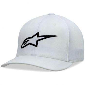 Alpinestar Ageless Curve Gorra, Hombre, Blanco/Negro, L/XL