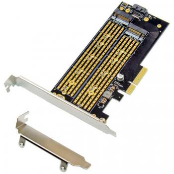 Tarjeta Adaptadora de Interfaz Interna PCIe x4 a M.2 NVMe SSD