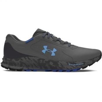 Zapatillas de running Under Armour Bandit Trail 3, color gris oscuro y azul, talla 44.5 EU
