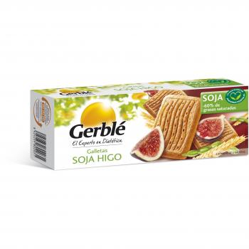 Gerblé - Galletas Soja Higo - 270 g - [Pack de 4]