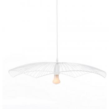 Lámpara de Techo Colgante Metal Blanco 58 x 58 cm