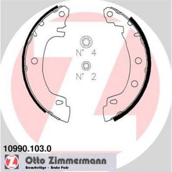 Kit de zapatas de freno ZIMMERMANN para frenos de tambor 10990.103.0