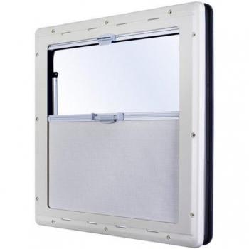 Ventana Abatible Dometic Seitz S4 para Autocaravanas y Caravanas (Marco Negro) - Dimensiones 500x300 mm
