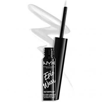 NYX Professional Makeup Epic Wear Liquid Liner - Liquid Eyeliner with a Matte Finish, Shade 04 White, 3.5 ml