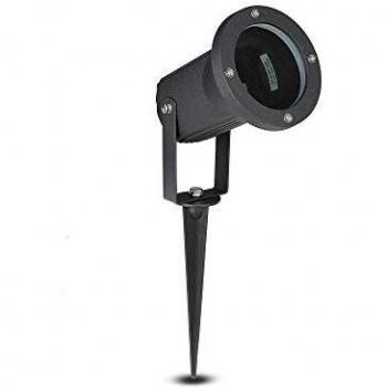 Proyector de Estaca Jardín V-TAC GU10 Orientable IP44 Negro 35W