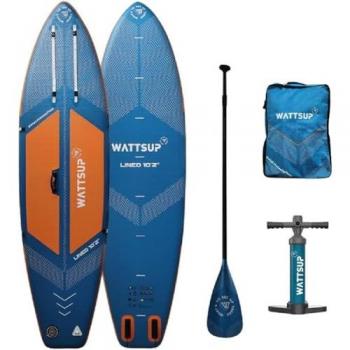 Set de Paddle Surf Inflable Wattsup Lined 10'2 - Ultra-Compacto 310x84x15cm - Dropstitch