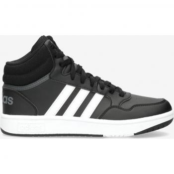 Adidas Hoops Mid 3.0 Kids Sneakers - Black/White/Grey Six