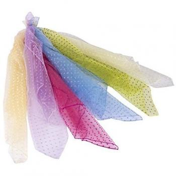 Bufandas de truco Magic 70 x 65 cm - 6 piezas