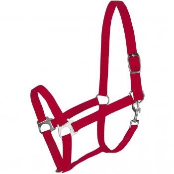 RTS Standard Cabestro de Poliamida Ligero, Unisex, Rojo, Pony