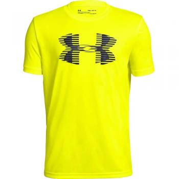 Under Armour Tech Big Logo Solid tee Camiseta, Niños, Amarillo