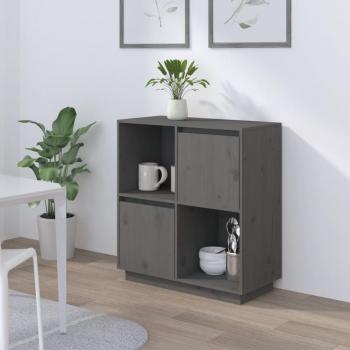 Aparador de madera maciza de pino 74x35x80 cm