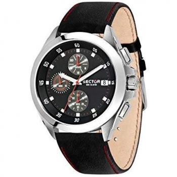 Sector No Limits Men's Watch, 720 Collection, Chronograph, Made of Stainless Steel, Natural Leather - R3271687016