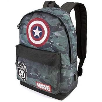 KARACTERMANIA Capitán América Army-Mochila HS, Multicolor