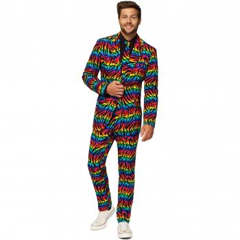 OppoSuits Wild Rainbow Men's Costume Suit
