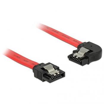 Cable SATA 6 Gb/s 20 cm Rojo Ángulo Izquierdo