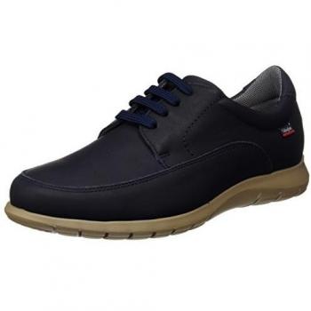 Callaghan Men's Blue Leather Lace-Up Shoes, Size 11 US