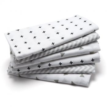 Cuadrados Lovjoy de muselina algodón 100% - Paquete de 6