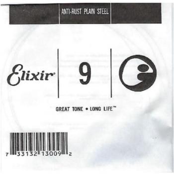 Elixir .009 Anti-Rust Plain Steel Guitar String
