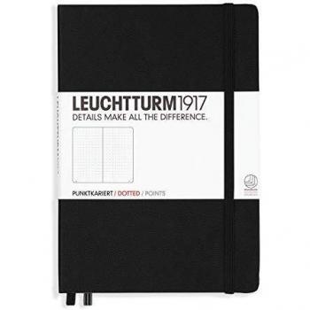 Libreta Leuchtturm1917 A5 Tapa Dura Puntos Negra 249 Páginas Numeradas