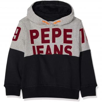 Pepe Jeans Shaun JR PB580943, Sudadera para Niños, Negro
