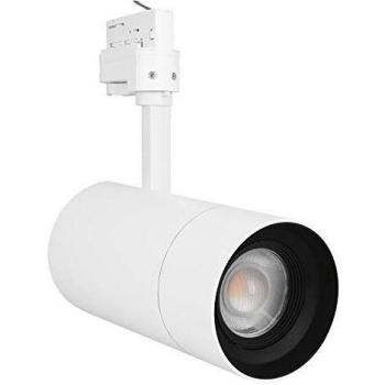 Foco LED en Carril Regulable D85 Blanco 25W 1500lm 15-55D Blanco Frío