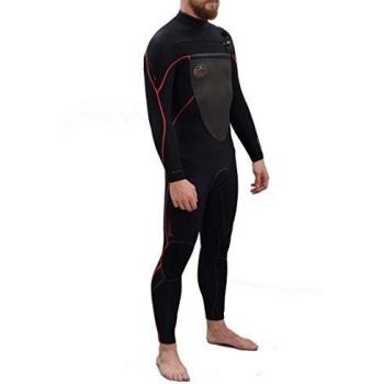 O.neill-Traje de Surf integral neopreno 5/4 para hombre 5 Psychofreak Fz/4-talla: talla única, color  - Noir RED, tamaño small