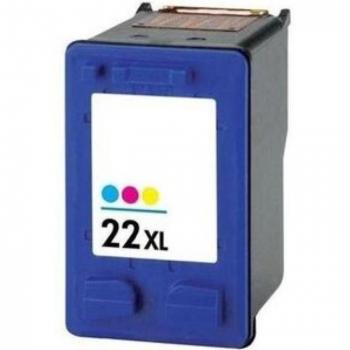 Cartucho de tinta reciclada HP N 22 XL tricolor