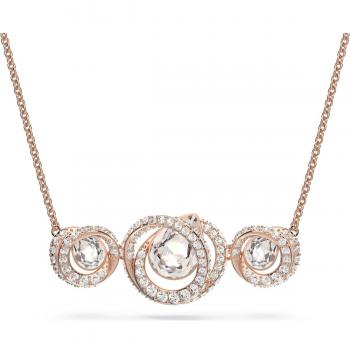 Swarovski Generation Rose Gold Bar Necklace - Adjustable, female, Yellow, Size: ONE SIZE, 5636589