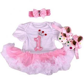 NPK Un Traje de Faldas Tutú para 20-22 Pulgadas Baby Dolls Vestido de Cumpleaños Baby Girl Clothes Shoe