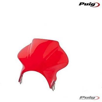 Cúpula Puig 5060R Cockpit Roja - Parabrisas Transparente Unisex