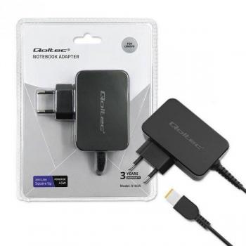 Cargador para Portátil Qoltec 51035 45 W Adaptador E Inversor De Corriente Interior Negro