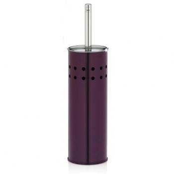Kela 22518 Mali - Escobilla de inodoro con soporte, color morado