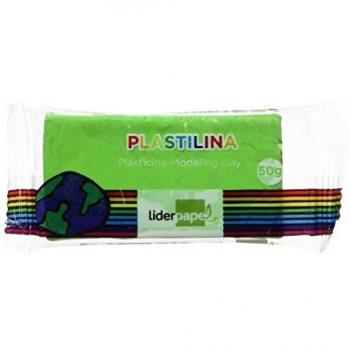 PLASTILINA LIDERPAPEL VERDE CLARO UNIDAD TAMAÑO PEQUEÑO