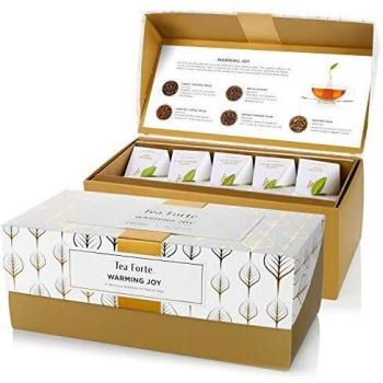 Tea Forté Warming Joy Edition 2019 | Caja de Surtido 20 Pirámides Ensambladas a Mano |Té Negro e Infusión | Edición Limitada |