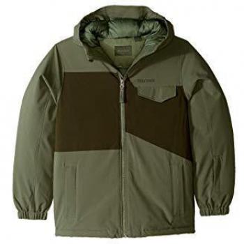 Marmot Boy's Rochester Chaqueta, Niños, Crocodile/Rosin Green, Medium