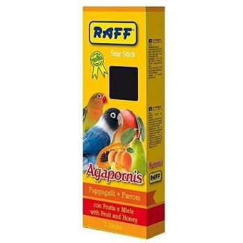 RAFF BARRITAS 2 Sticks Star-Sticks AGAPORNIS-NINFAS Miel - HIGOS - DATILES