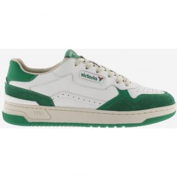 Zapatillas de lona Victoria para niña y niño 108019, Zapatillas de piel unisex Victoria V. 1985 C80 BLOCK COLORS con logotipo retro y suela bicolor T43