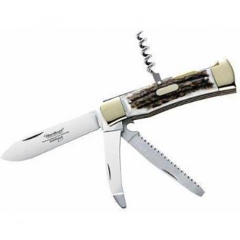 Hartkopf Jagd-Taschenmesser - Navaja, color marrón