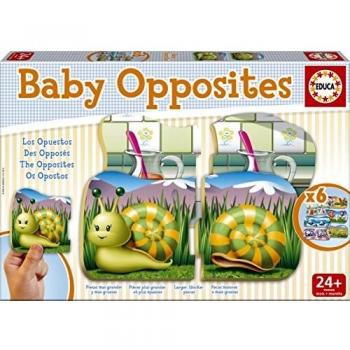 Educa Borrás - Baby Opuestos, Juego de Mesa
