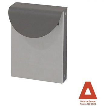 Baliza LED 25cm 8,5W 3000K Gris Neolith Phedra Satin