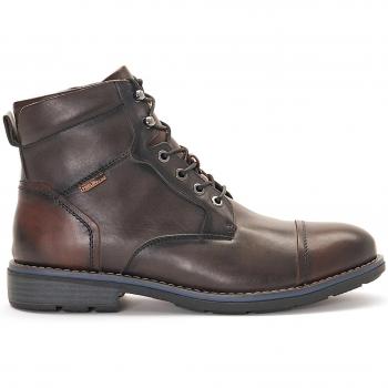 Botas de Hombre Pikolinos York de Piel con Cremallera y Plantilla Extraíble Color Gris
