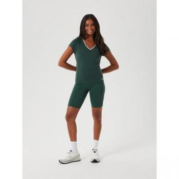 Björn Borg Ace Green Biker Shorts for Women, XS