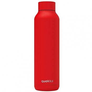 Quokka Solid - Lava Powder 630 ML | Botellas De Agua Acero Inoxidable Sin BPA |Botella Térmica De Doble Pared - Mantiene el frío y el Calor para Niños y Adultos