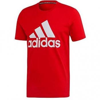 adidas Mh Bos tee Camiseta de Manga Corta, Hombre, Scarlet/White, S